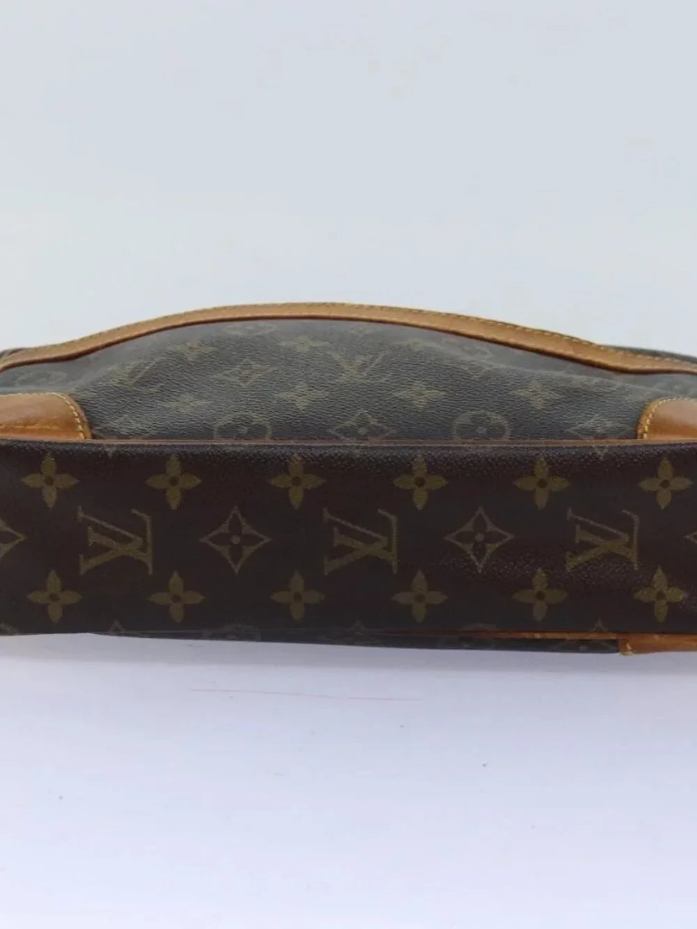 LOUIS VUITTON Monogram Compiegne 28 Clutch Bag M51845 LV Auth